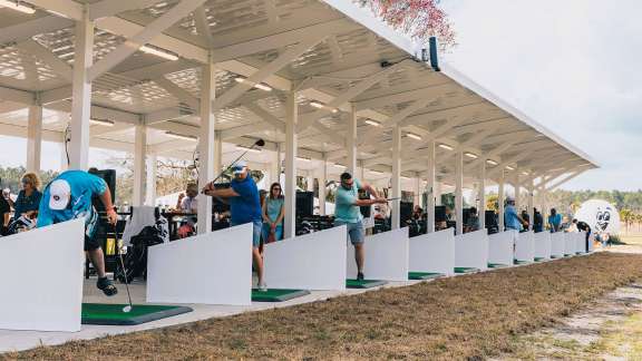 Golf range hero