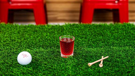 Jager on the green shot