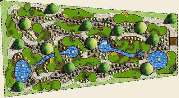 Mini royale course map