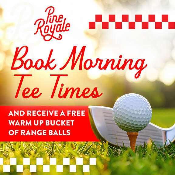Book morning tee times